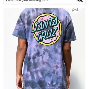Odd Future X Santa Cruz Tie Dye Shirt 